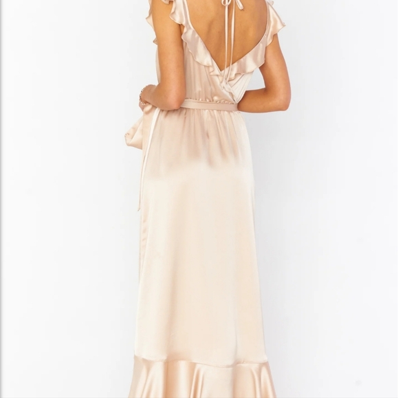 Champagne colored dress - Picture 2 of 3